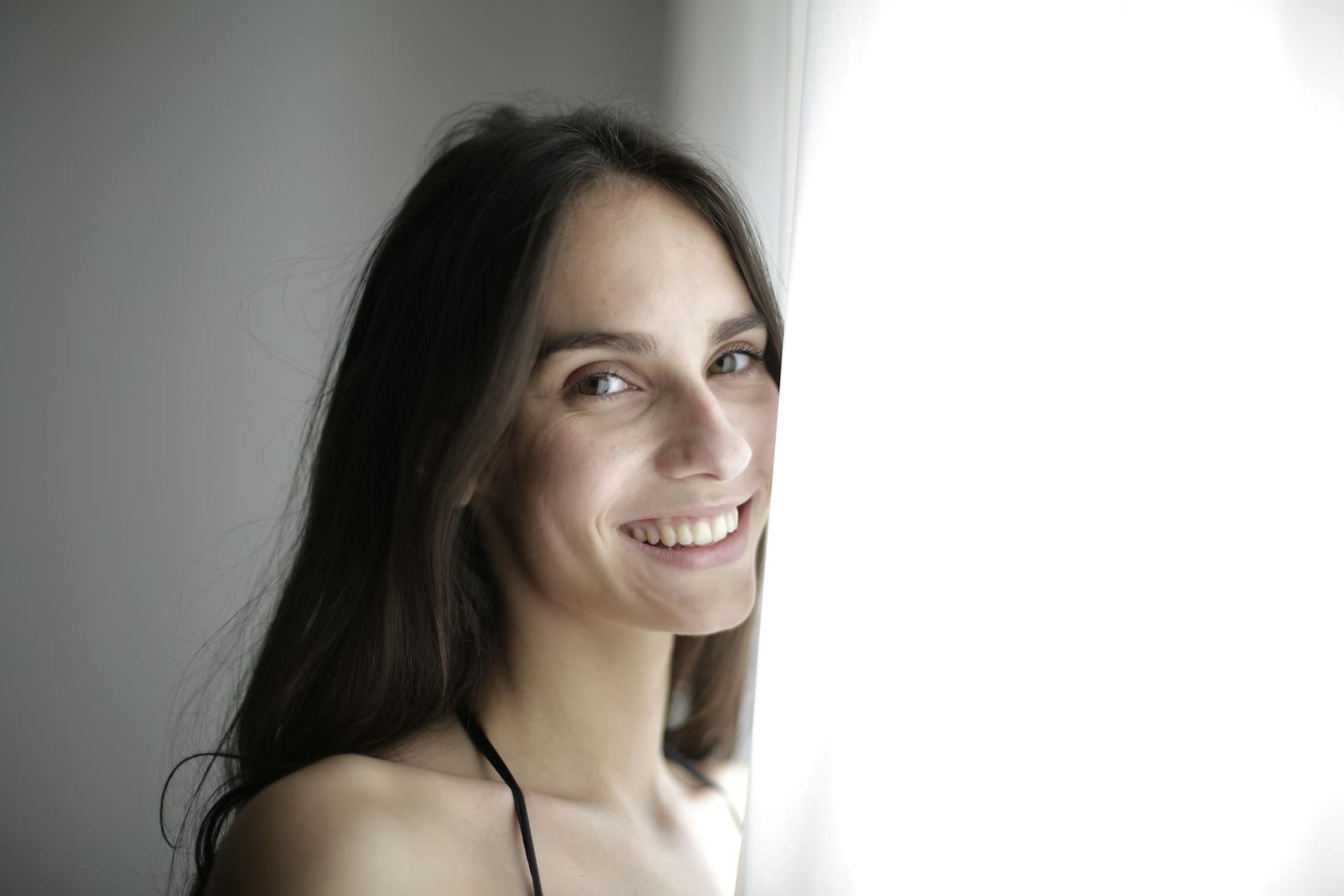Sorriso naturale di paziente, Studio Piaggio Chiavari